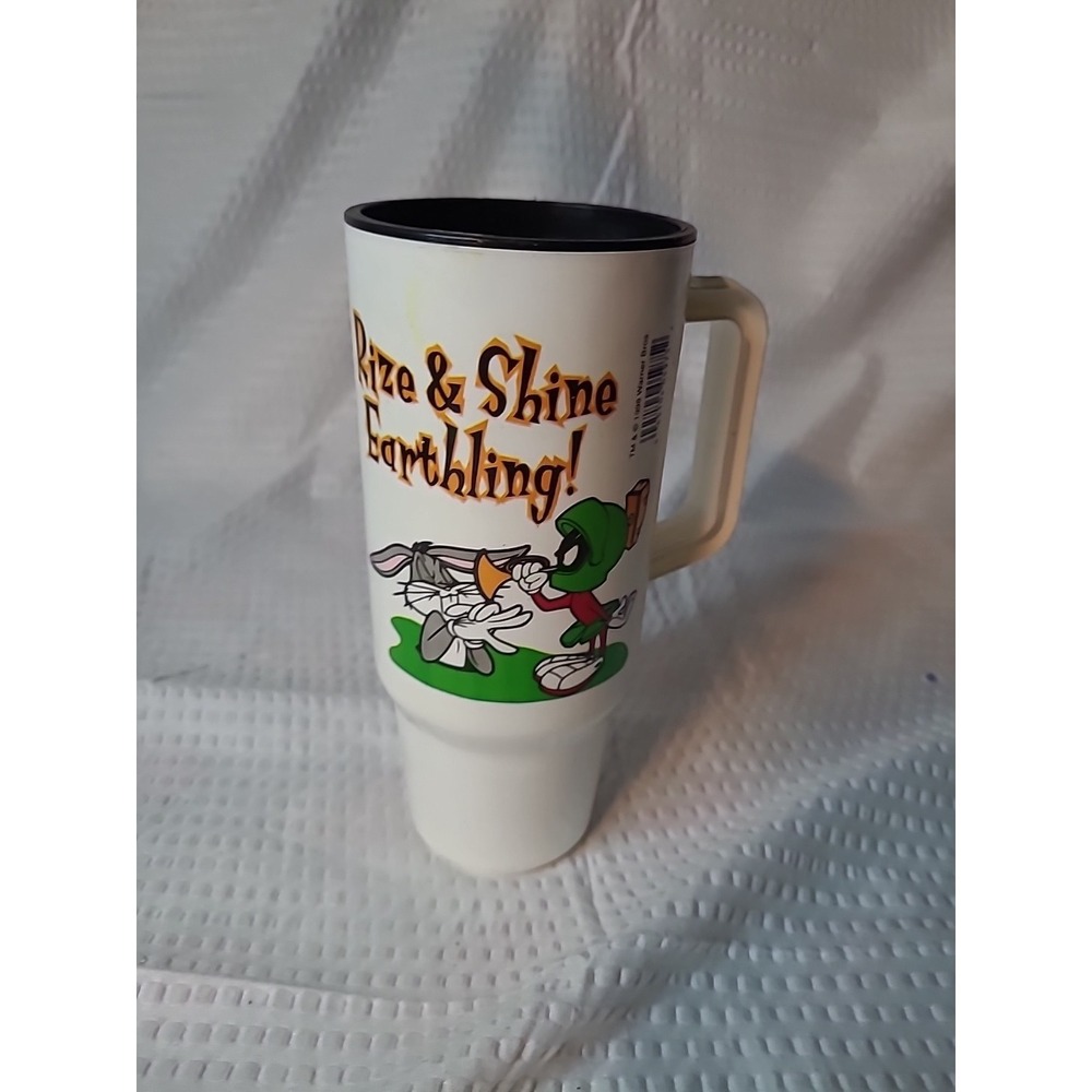 Warner Bros.‎ Studios 1998 Marvin the Martian Plastic 22oz. Coffee Mug/Tumbler